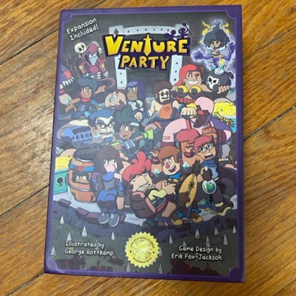 VENTURE PARTY BOARD GAME complete 2017 english EXPANSION INCLUDED kickstarter Ex